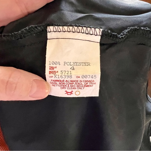 JS Collections Black Sheen Formal Maxi Skirt M4 - Picture 5 of 6